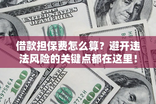 济南借款担保费怎么算？避开违法风险的关键点都在这里！