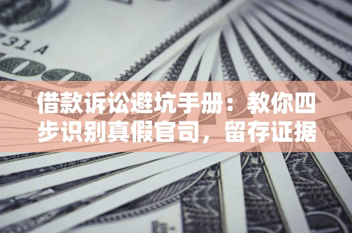 济南借款诉讼避坑手册：教你四步识别真假官司，留存证据不踩雷