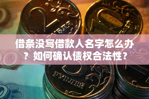 济南借条没写借款人名字怎么办？如何确认债权合法性？